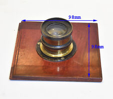 Objectif Ancien en Laiton Anastigmat pour chambre photographique