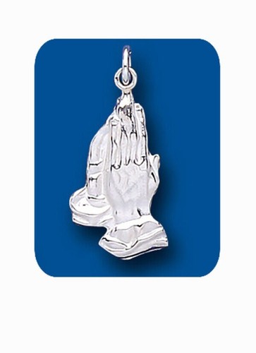 Pendentif mains prière en - de,