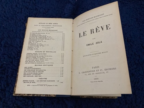 Emile zola reve les - emile,