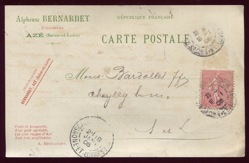 Cpa carte postale - carte,