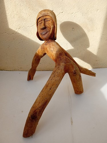 Sculpture bois flotté - sculpture,