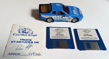 JEU ATARI ST LORICIELS TURBO CUP + VOITURE MAJORETTE 1/24 PORSCHE 944 TURBO