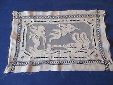 Dessus de coussin ancien à