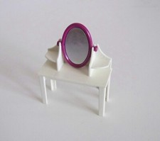 PLAYMOBIL (R2198) MAISON MODERNE - Coiffeuse Blanche & Miroir Chambre 5331 6626