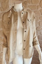 Veste beige neuf taille S 100%