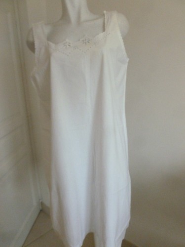 Ancienne chemise nuit coton - ancienne,
