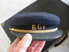 ANCIENNE Casquette  EGF ANNEE 30 40 - Electricité Gaz de France
