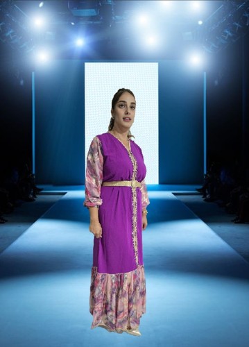 Handmade moroccan kaftan dress - kaftan,
