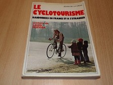 Livre " Le cyclotourisme