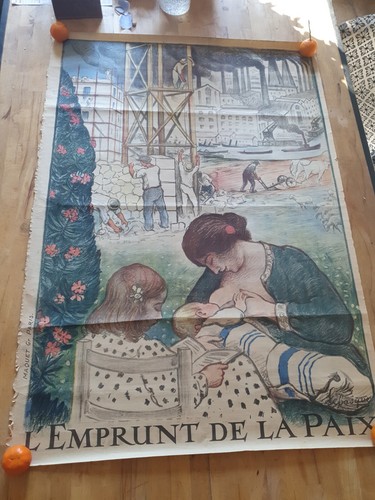 Affiche emprunt pour paix - pour, la