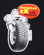 Autocollant  MICHELIN ZX rouge
