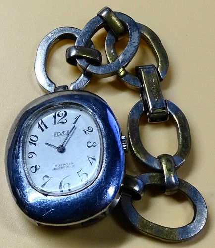 Vintage montre mecanique elves - mecanique,