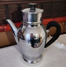 Vintage Cafetière Ets Baumlin Chromé France Café Moka Années 60