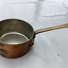 Petite Casserole En Cuivre De Cuisine , Made In France