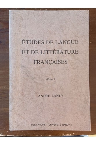 études langue de - et,