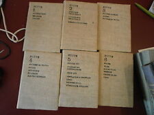 Hütte Manuel de l'ingénieur Chemin de fer Ponts Navire Automobile Drainage 6vols