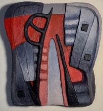 Isabelle Lanchon double jeu art brut, outsider, singulier, peinture, sculpture