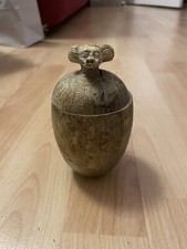 Ancien Pot Canope En Pierre