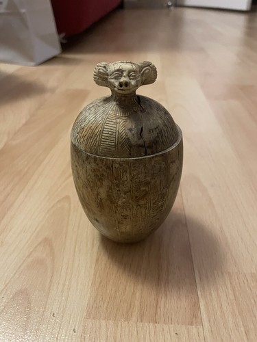 Ancien pot canope pierre - ancien,