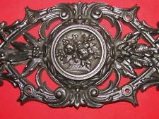Antique plaque décoration fonte Art Déco - Fronton - Férronnerie- Porte Portail