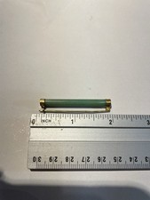 Jade And Gold Bar Brooch 
