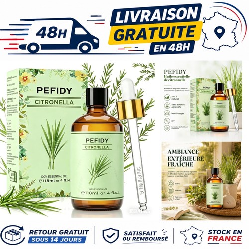 Huile essentielle citronnelle - huile,