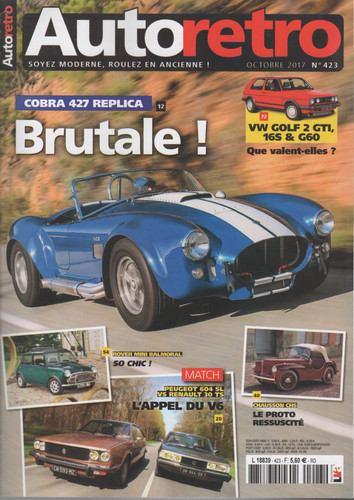 Auto retro 423 cobra - retro,