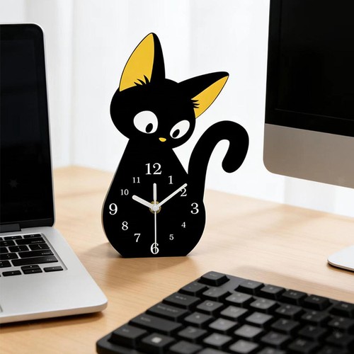 Horloge bureau chat style - bureau,