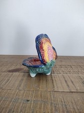 Vide Poche en Céramique en Forme De Coquillage Coloré Vintage