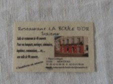 - Carte de visite Restaurant