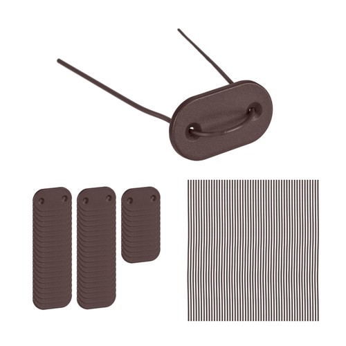 Fixation brise vue accessoires