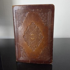 NESTLE Carnet Publicitaire Ancien Reliure en Cuir Gaufré 1920