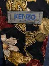 cravate luxe KENZO paris neuve