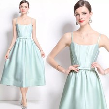 Robe Femme D'Été En Satin