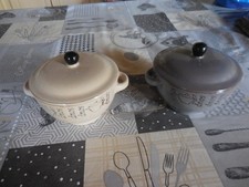 2 Bols à soupe avec couvercle