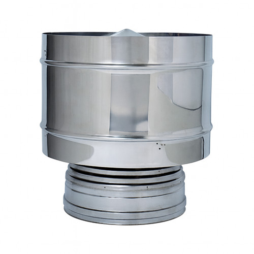 Cheminée tonneau inox - tonneau,