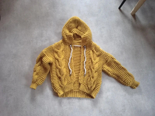 Très beau gilet moutarde