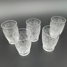 BACCARAT - 5 VERRES GOBELETS