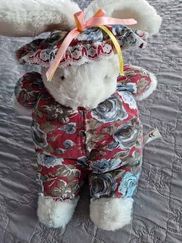 Peluche lapin blanc - blanc, robe