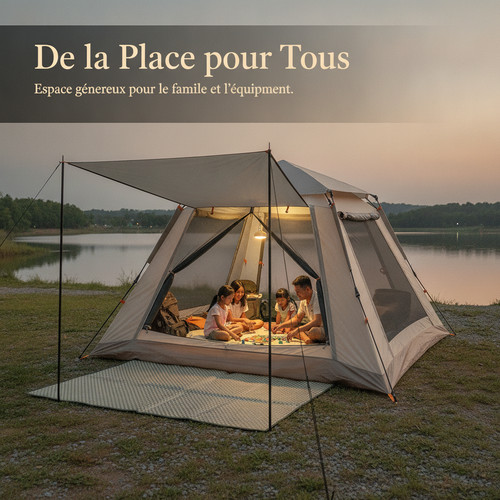 Tente camping familiale - tente,