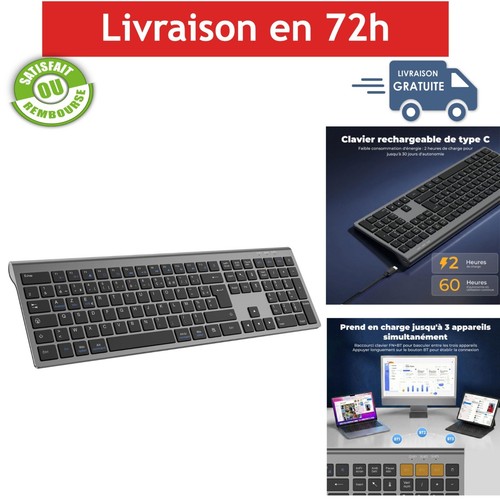 Clavier sans fil bluetooth - fil,