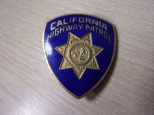 Insigne " California Highway Patrol "- police d'État - Californie - USA - CHP