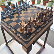 Ancien jeu d'échecs Empire