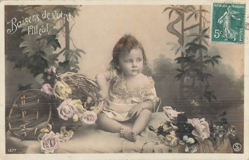 Baisers votre filleul - cp,