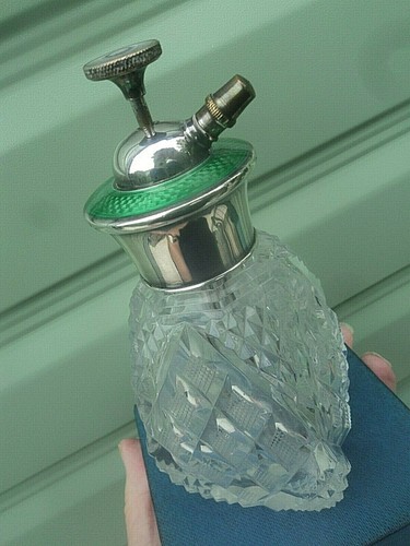 Flacon parfum argent - flacon,