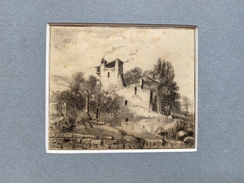 Dessin ancien crayon - , ou