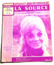 Partition sheet music ISABELLE AUBRET : La Source * 60's Eurovision 1968 Djian