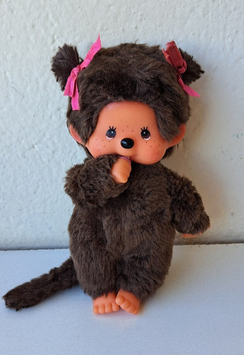 Peluche kiki fille monchhichi - peluche,