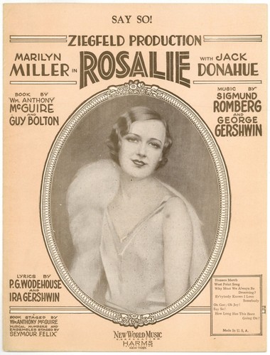 Wodehouse sheet music - g,