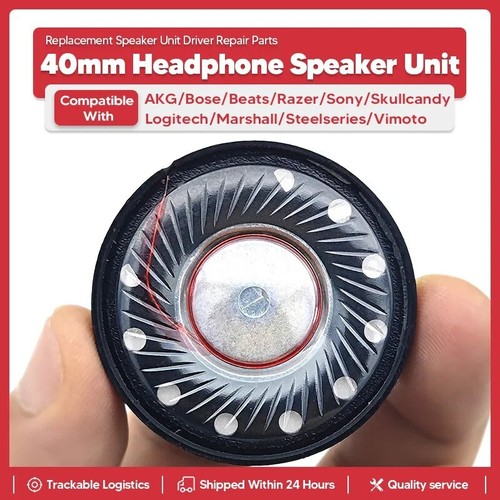 Haut parleur casque - 2x, 40mm